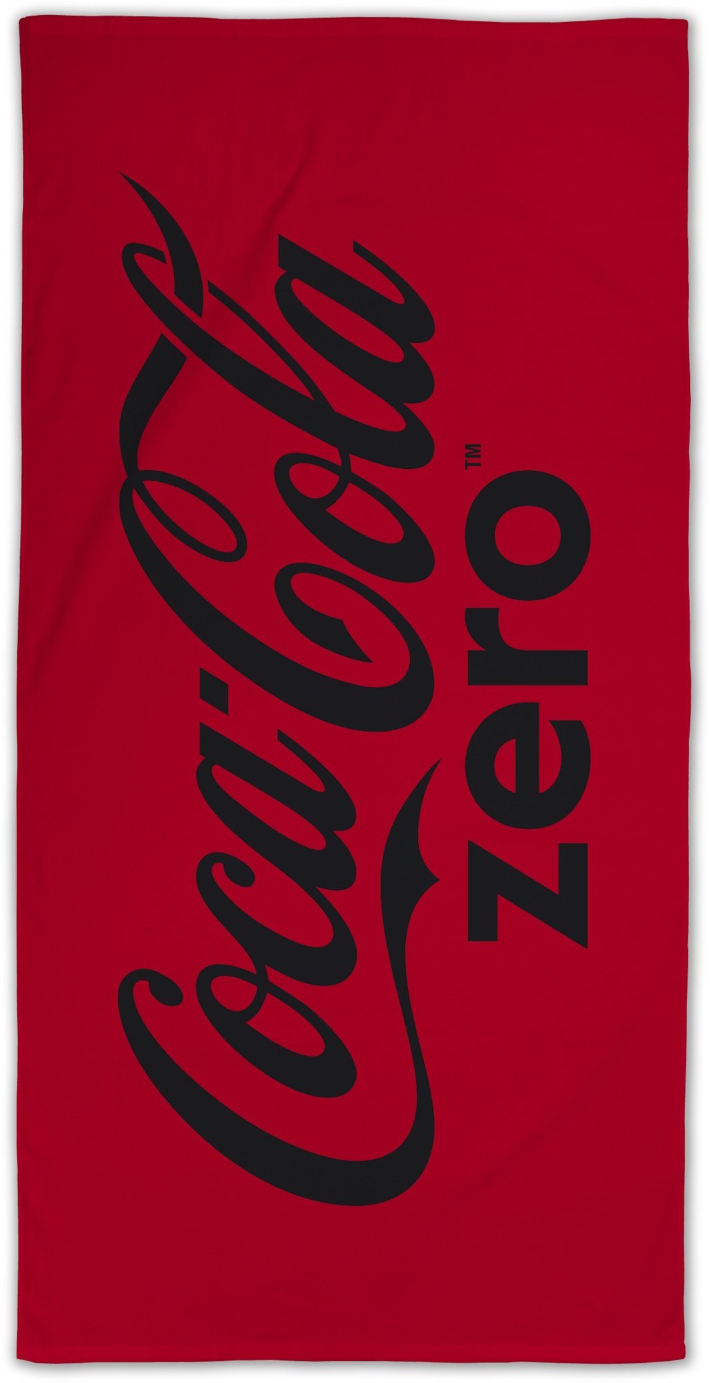 Coca Cola Zero handduk - 70x140 cm - 100% bomull - Mjuk badhandduk med Coca Cola Zero-logga