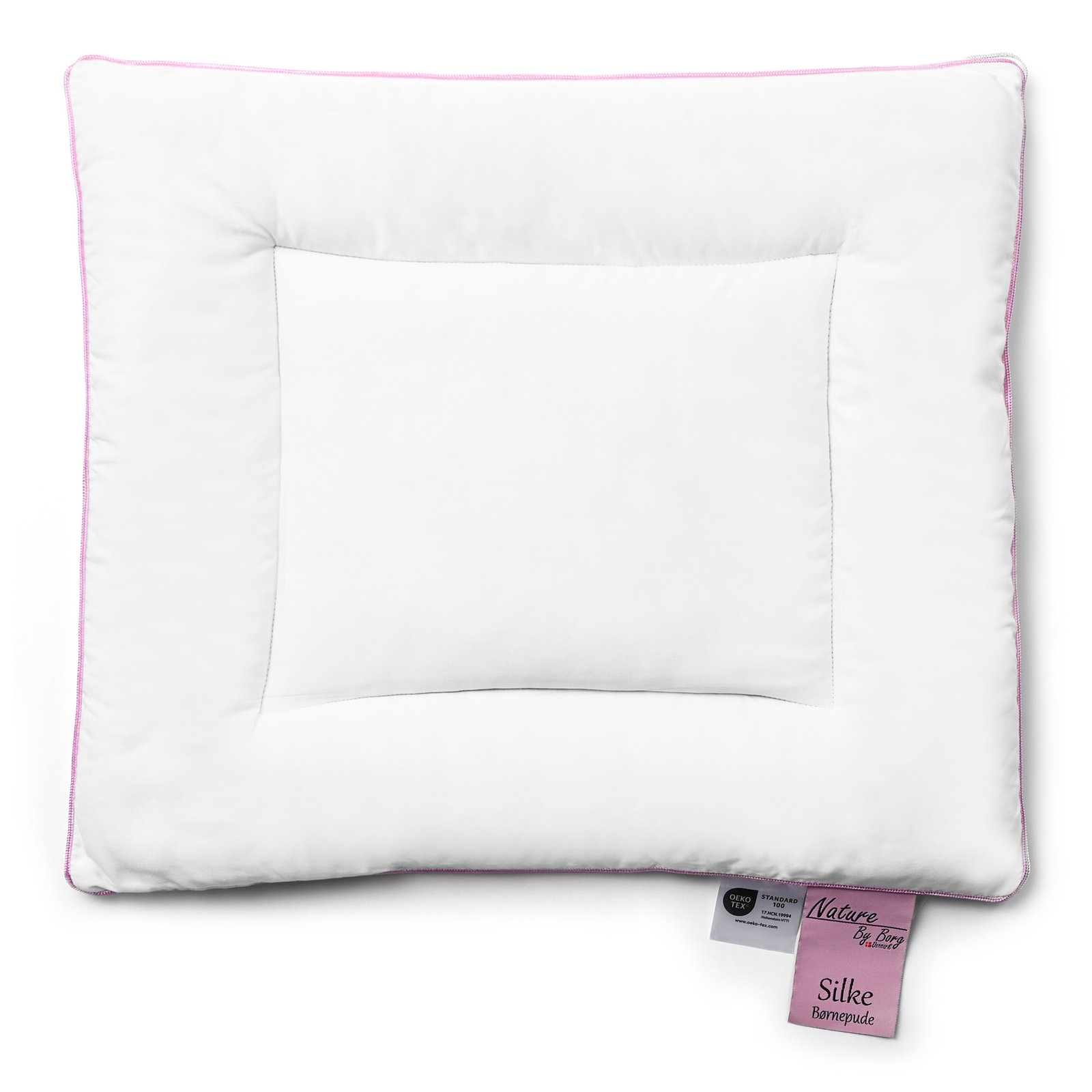 Babykudde - Sidenskudde med 100% mjuk bambusvadd - 40x45 cm - Kvalitetskudde - Nature By Borg