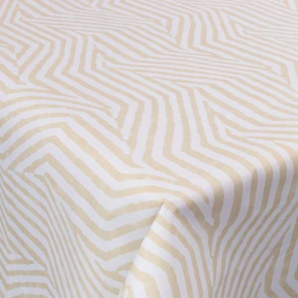 Textil vaxduk med akrylbeläggning - 30 meter på rulle - Stripes grey - 140 cm bred textilduk