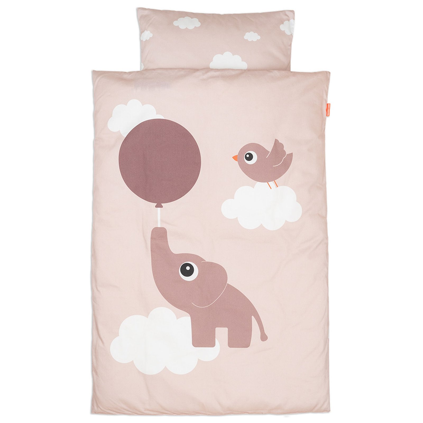 Done By Deer sängkläder - 100% bomull - Babybäddset 70x100 cm - Elphee - Kudde