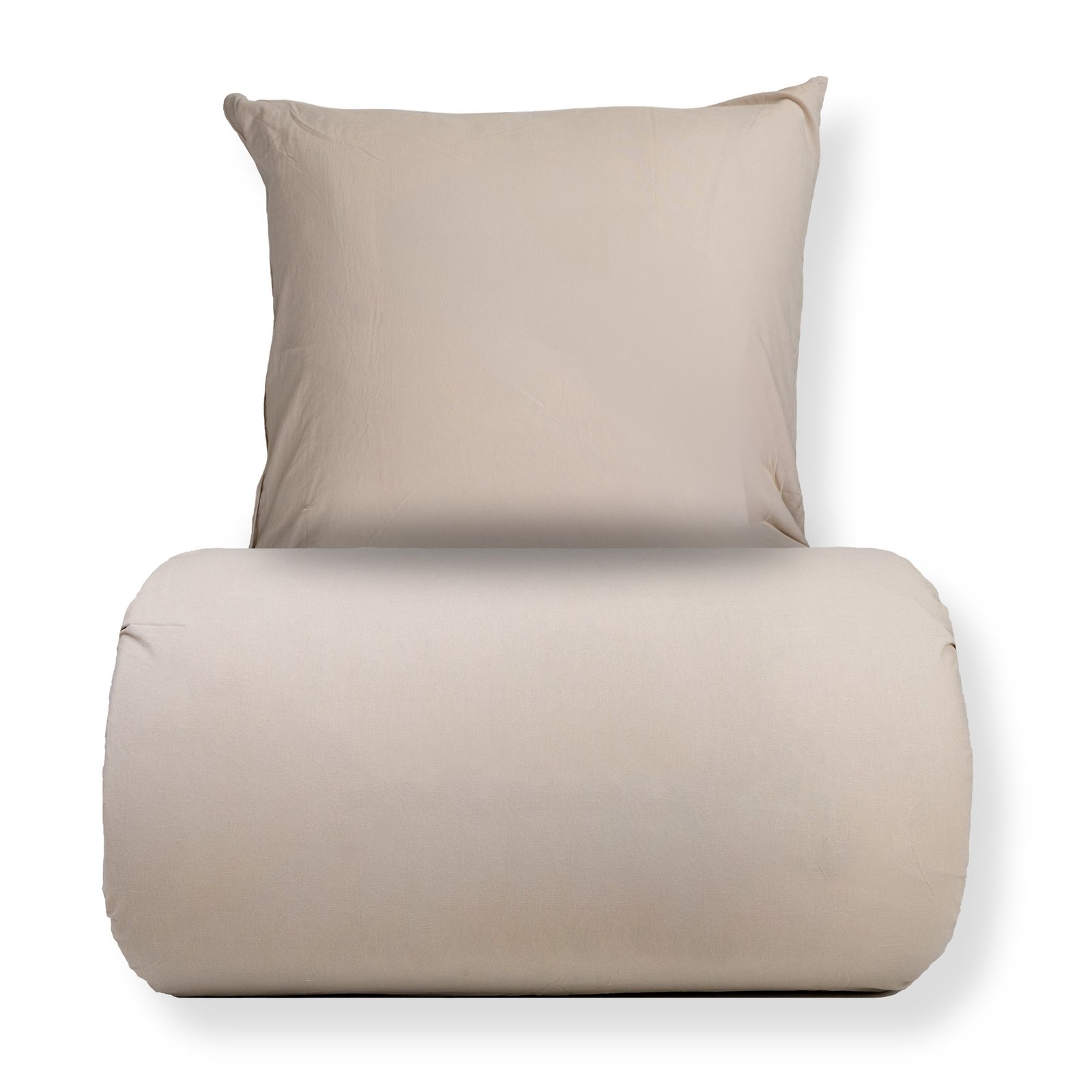 Påslakanset 150x210 cm - Stonewashed - Firm sand