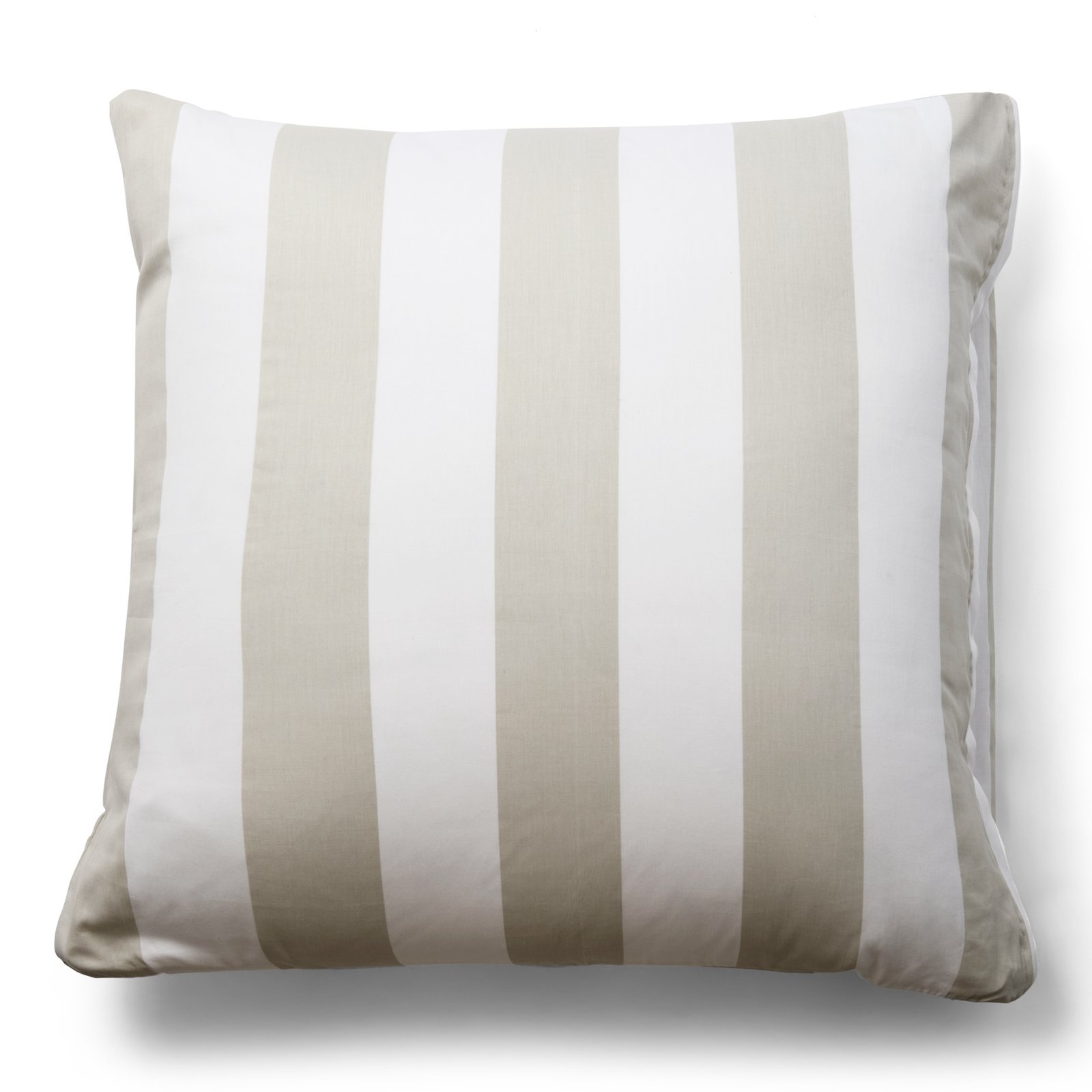 Örngott 60x63 cm - 100% bomullssatin - Nordic Stripe - Breda grå ränder