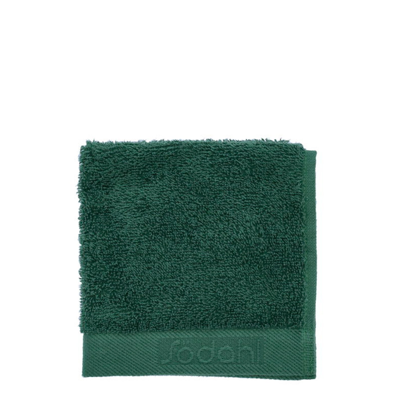 Ekologisk tvättlapp - 100% ekologisk bomull - Tvättlapp grön 30x30 cm - Södahl Organic - Skogsgrön