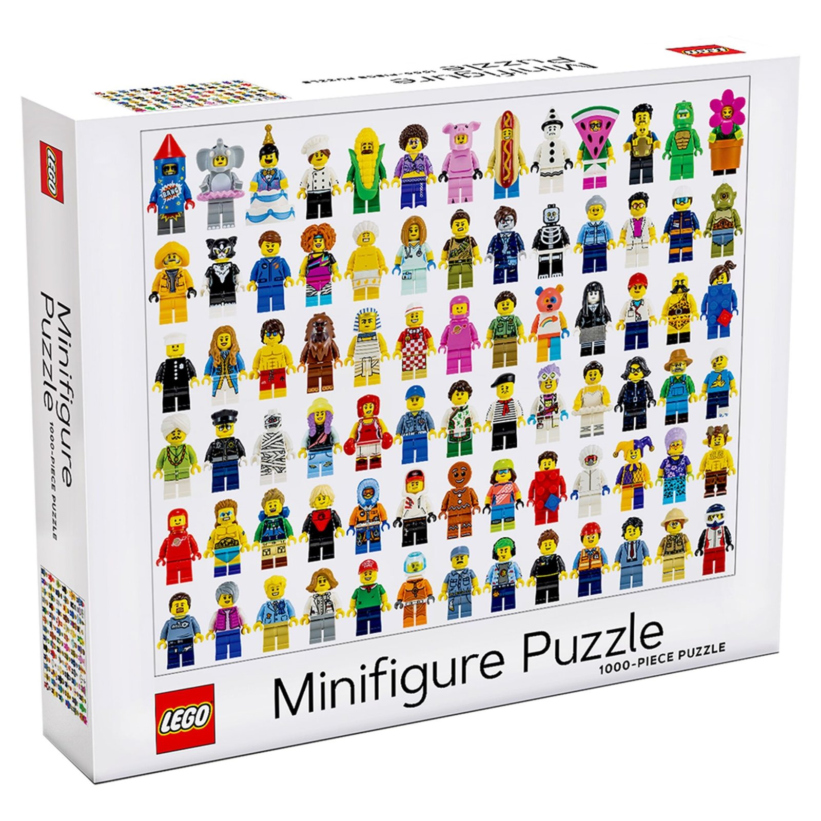 LEGO Minifigure pussel med 78 minifigurer - 1000 bitar