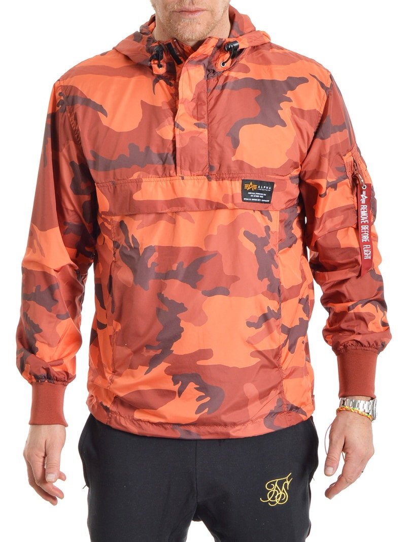Glider Anorak Orange Camo