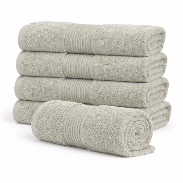 Ekologisk handduk - 100% GOTS-certifierad bomull - 50x100 - Grön