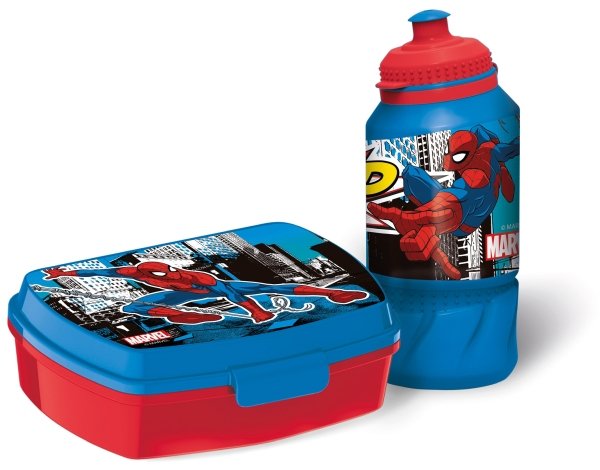 Spiderman matlådeset - matlåda och drickflaska till barn
