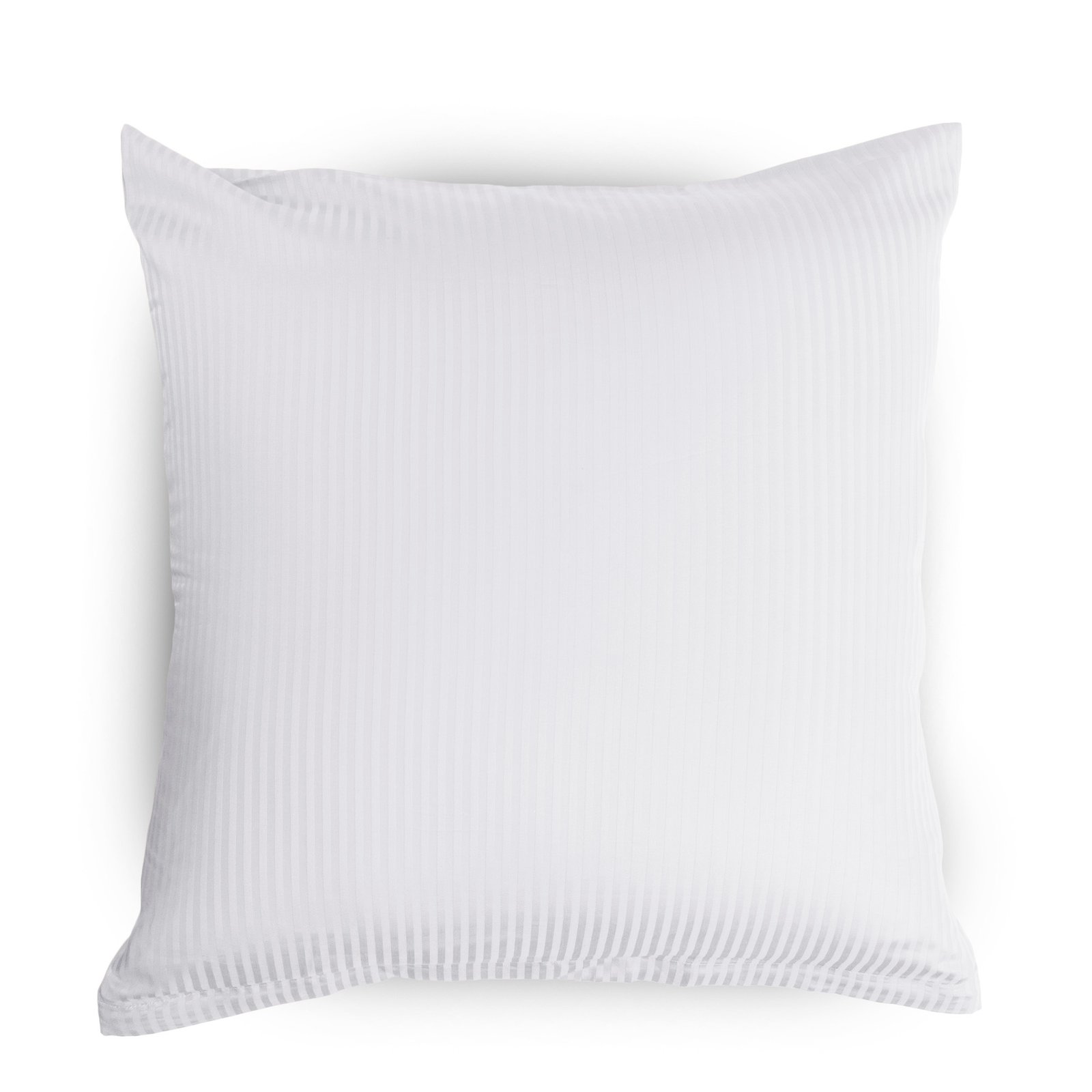 Örngott 60x63 cm - 100% egyptisk bomull - vita jacquardvävda ränder