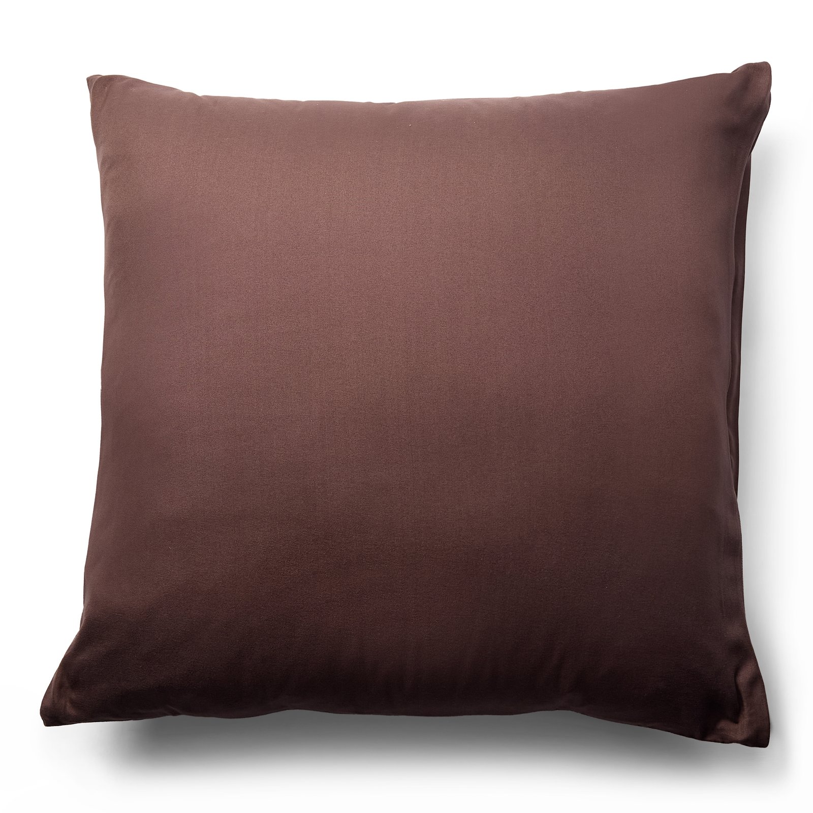 Örngott 60x63 cm - Mikrofiber - Enfärgat brunt