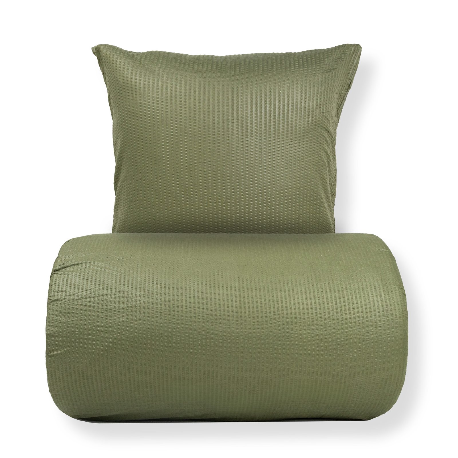 Sängkläder - Kreppsängkläder - Microfiber - Grön krepp