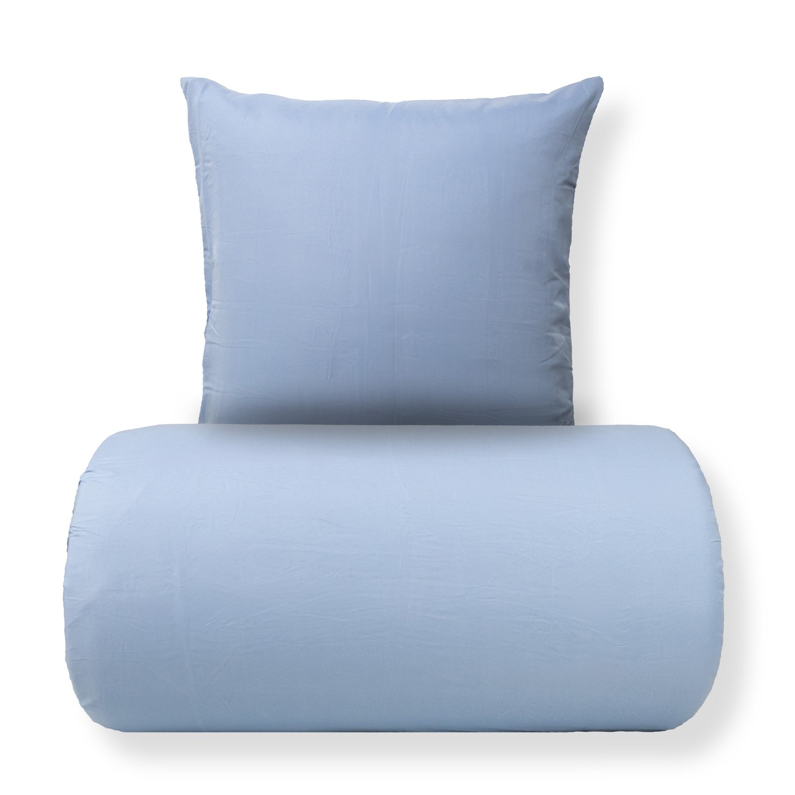 Dubbelt påslakanset 200x220 cm - Microfiber - Enfärgad ljusblå