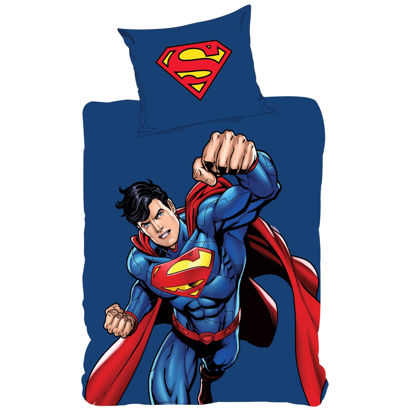 Superman sängkläder - 100% bomull - Barnsängkläder 140x200 cm - Superman Power