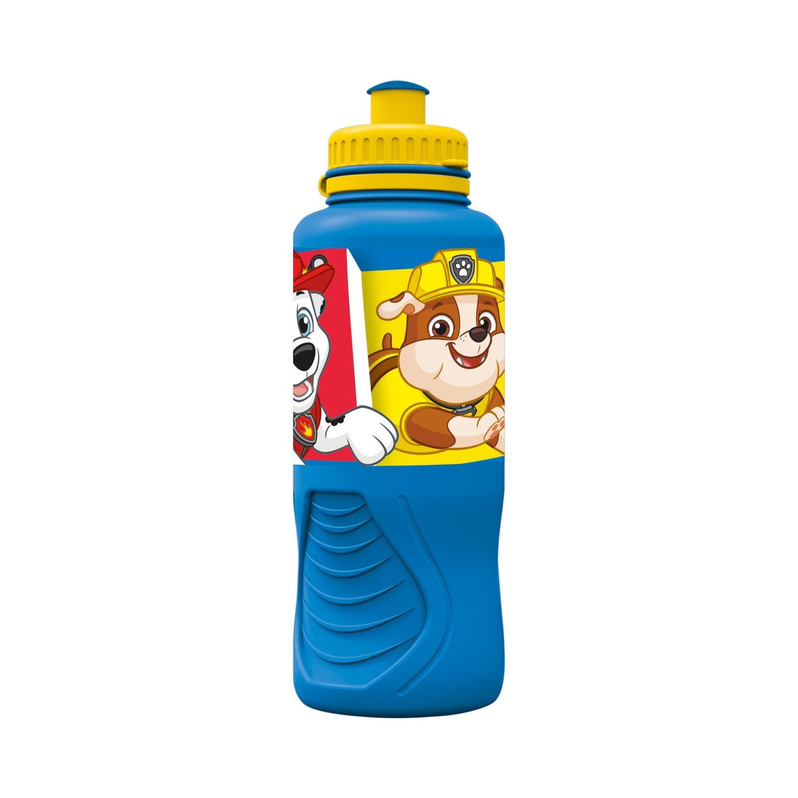 Paw Patrol vattenflaska - barnflaska med pip - blå och gul