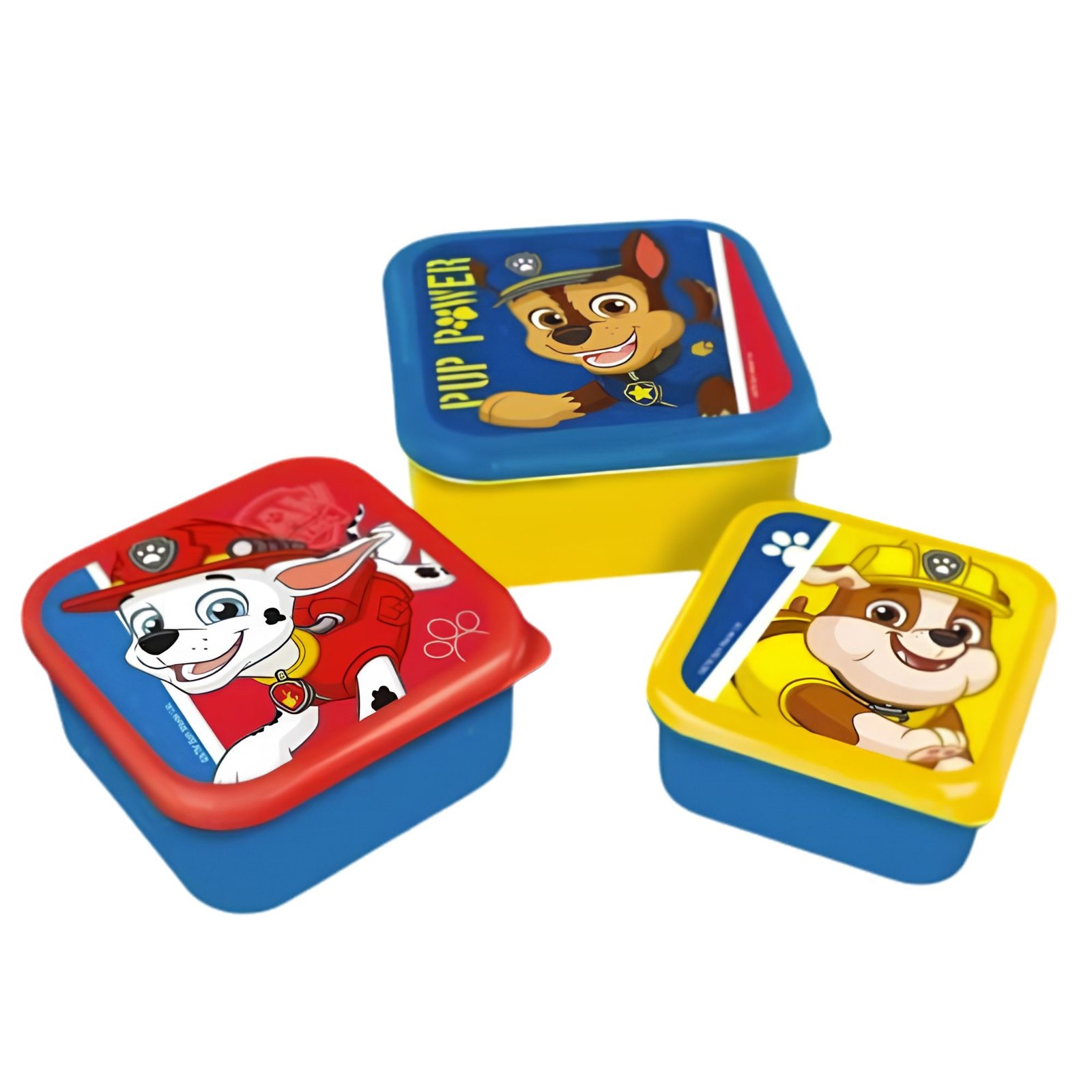 Paw Patrol matlåde-set - 3-pack barnmatlådor