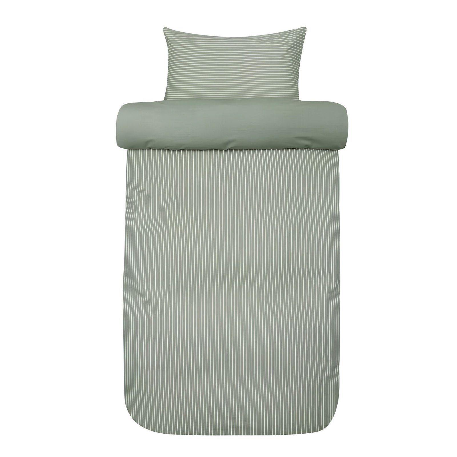 Sängkläder 140x220 cm - 100% bomull - Høie of Scandinavia - Hugo Muted green