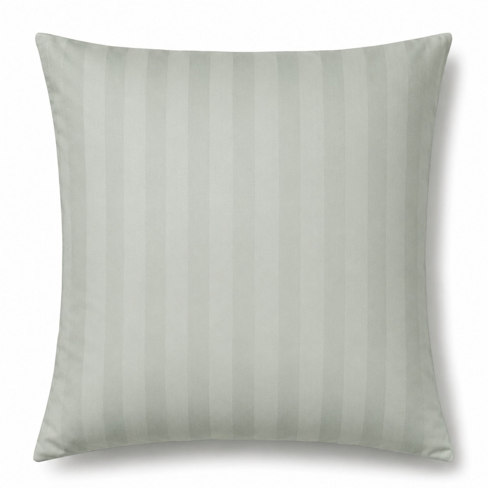 Bambu-örngott 60x63 cm - 100% bambu - Dammgrönt jacquardvävt rand