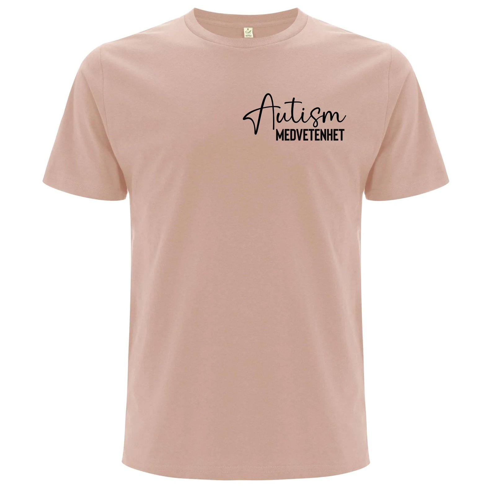 T-shirt med Autism Medvetenhet – Sprid kunskap och förståelse - Misty Pink
