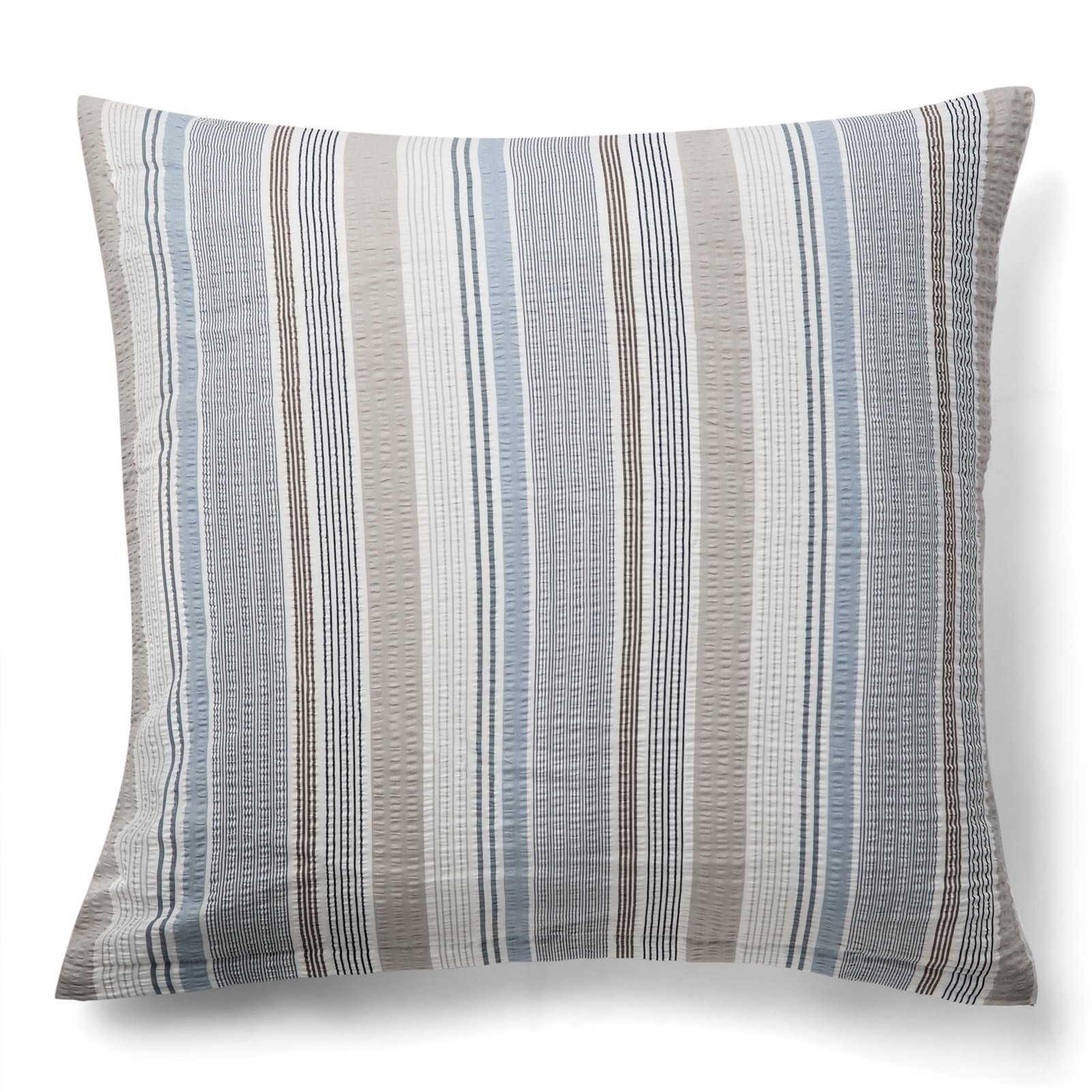 Puddfodral 60x63 cm - Kreppsängkläder - 100% bomullskrepp - Blå ränder