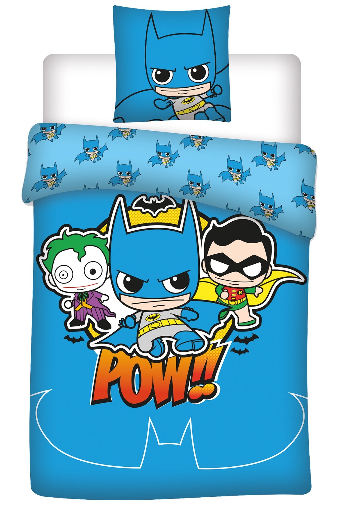 Batman sängset - 100% bomull - Junior 100x140 cm - Batman DC