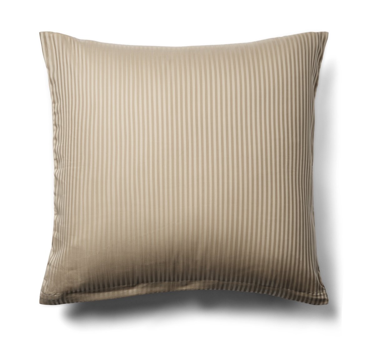 Örngott 60x63 cm - Egyptisk bomull - Beige jacquardvävda ränder