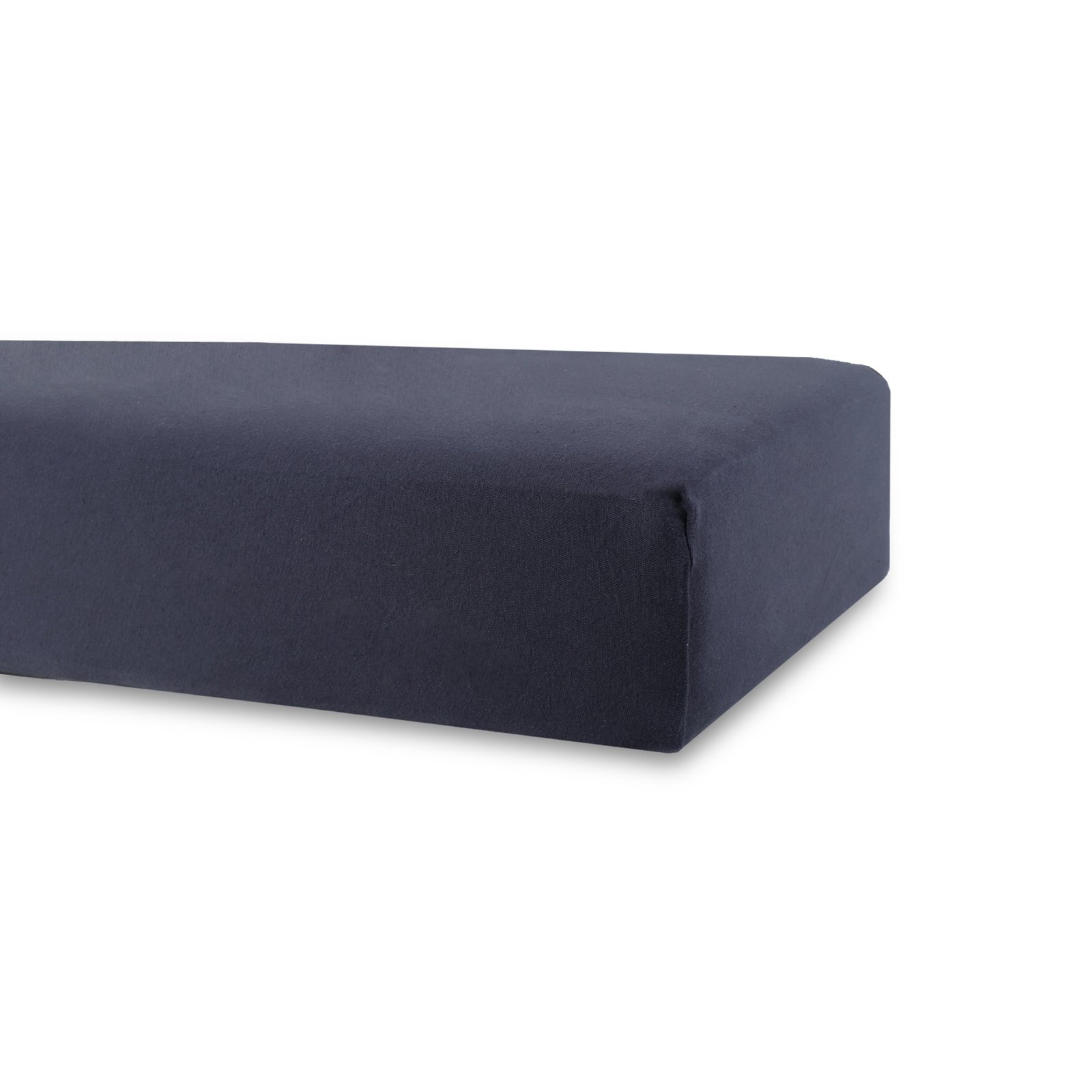 Formsydda lakan 60x120 cm - Mörkblått - 100% bomull jerseylakan - Dra-på-lakan för babymadrass