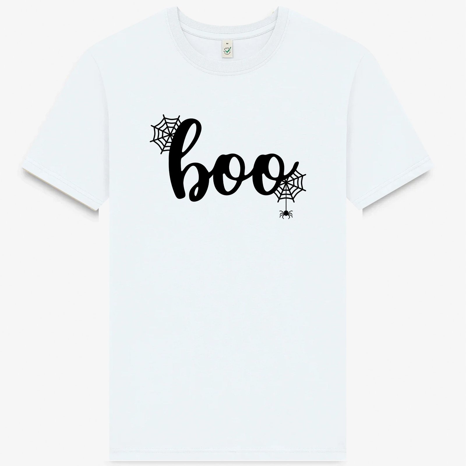 Boo Halloween T-shirt Unisex - Vit