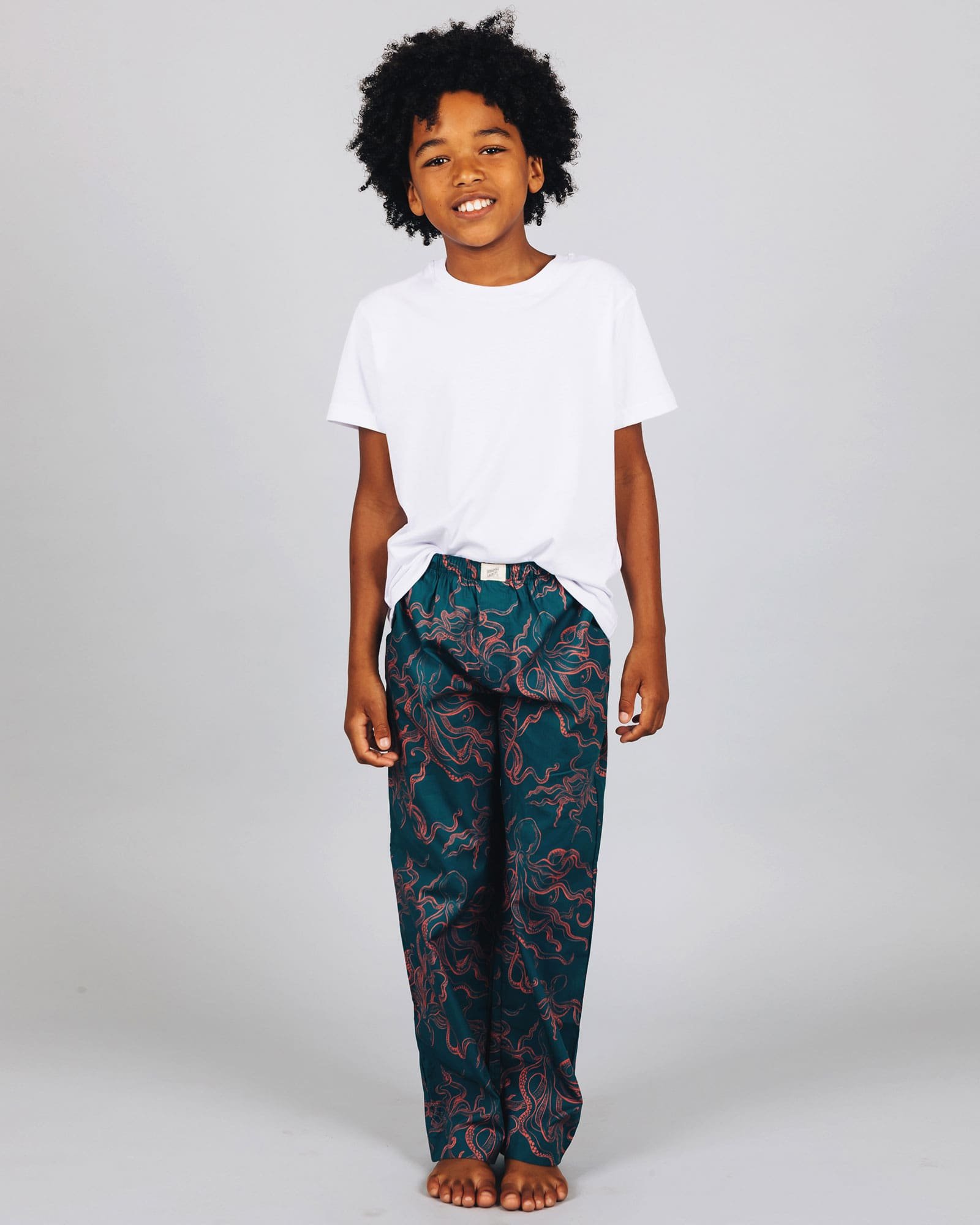 Kids' Lounge Pants & Pyjama Bottoms - Octopus Pink