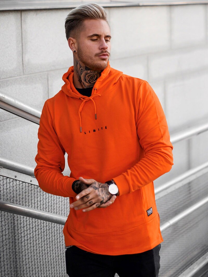 Limité Logo Hoodie Orange