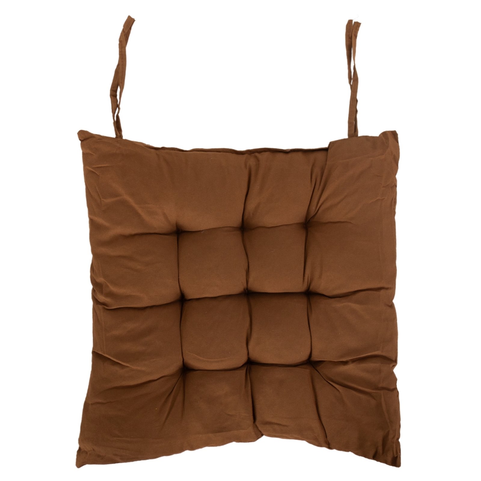 Stolsdyna - 35x35x6 cm - Brun enfärgad trädgårdsdyna