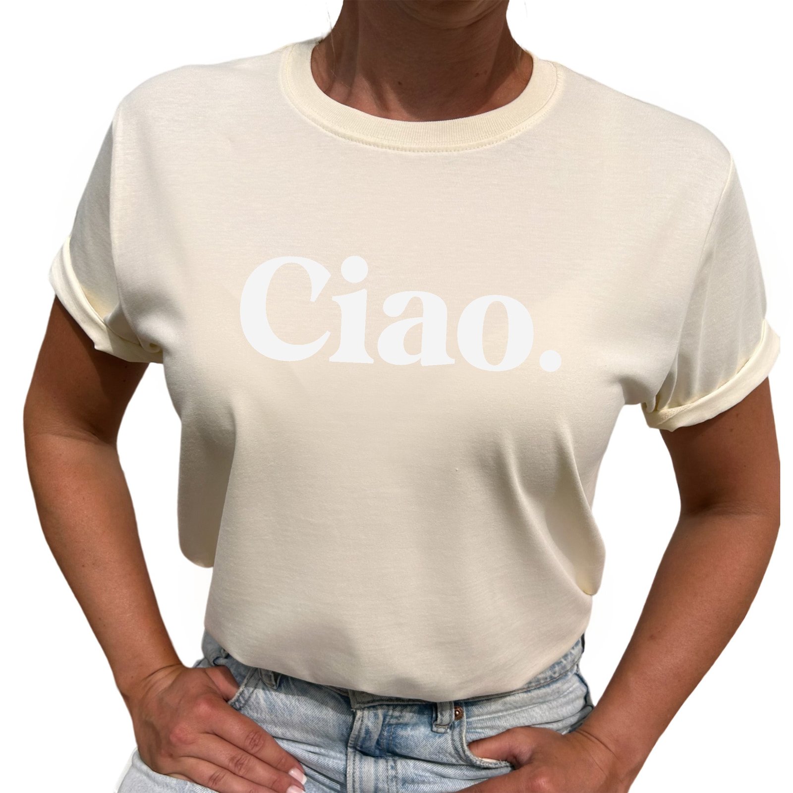 Ciao T-shirt - Ljus Gul