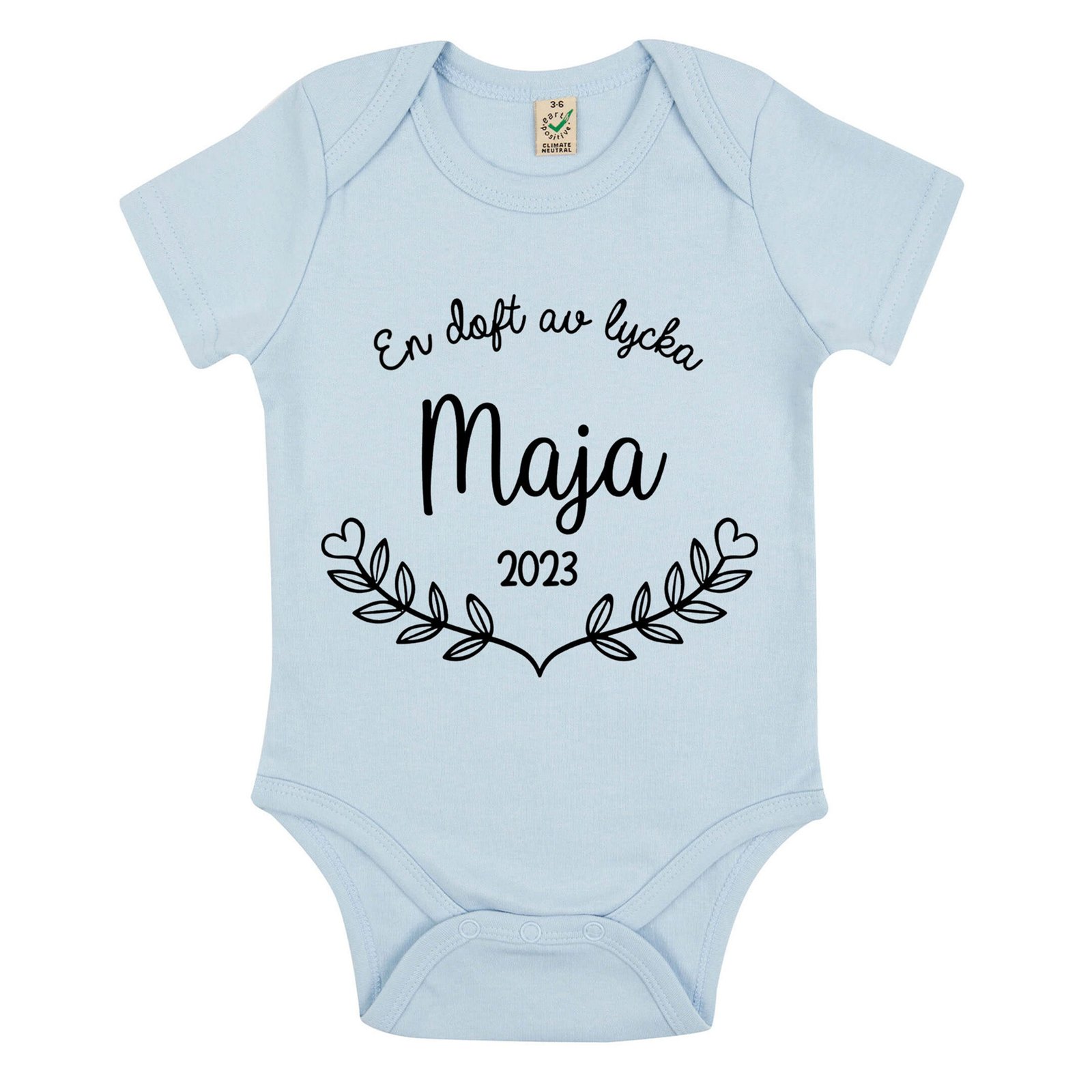 En Doft Av Lycka Baby Body Nyfödd - O - 3 månader / Pastellblå