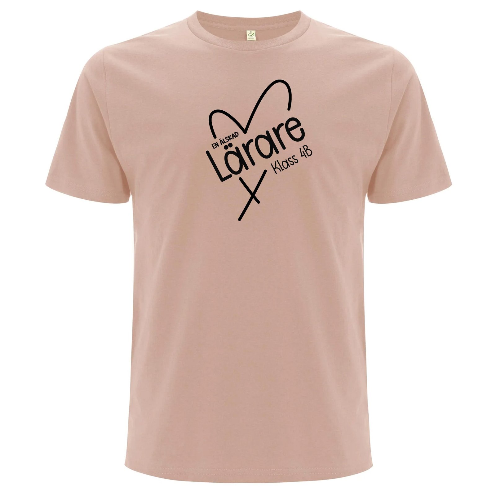 En älskad Lärare/Pedagog - T-shirt Lärare - Misty Pink