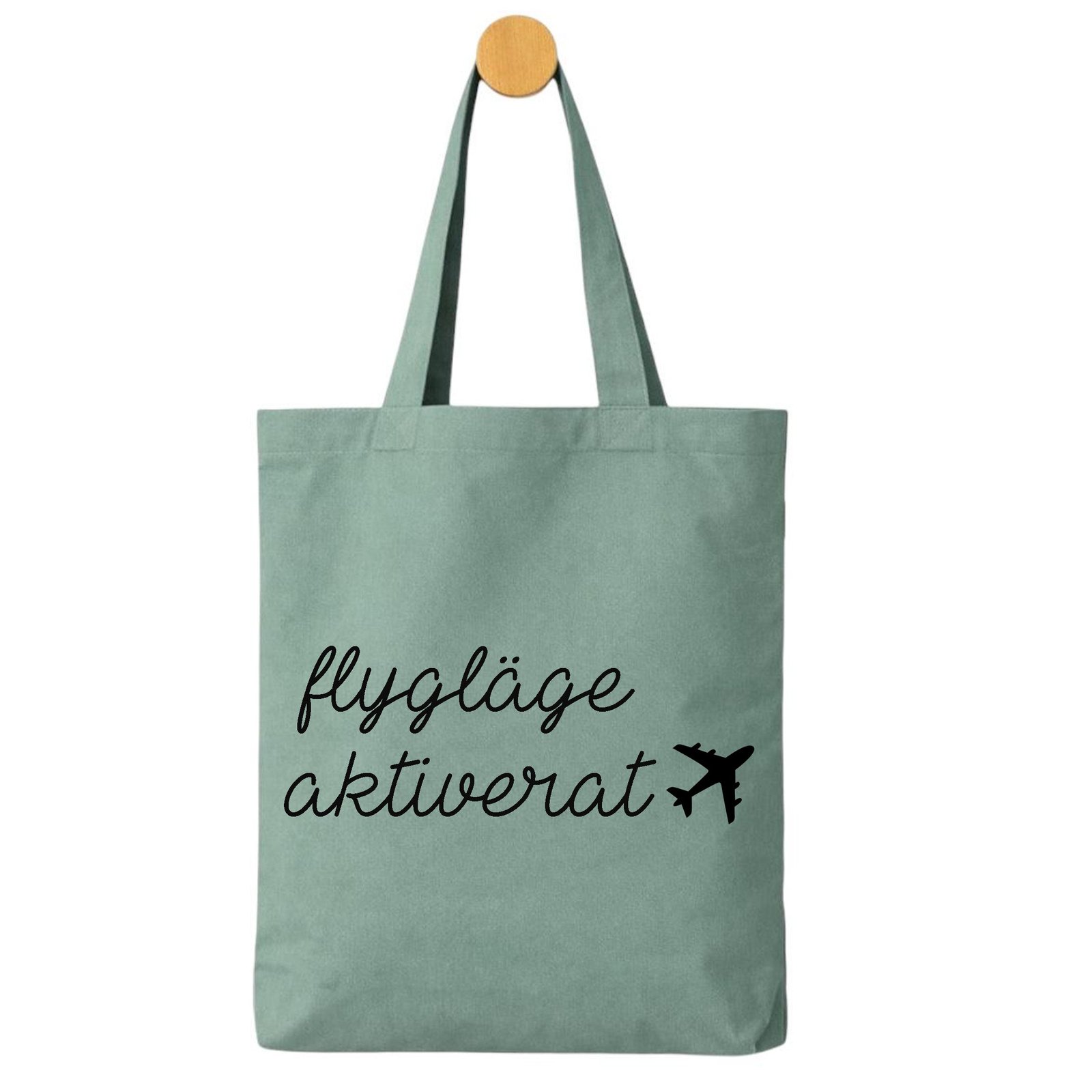 Tygpåse – Flygläge aktiverat - Slate green