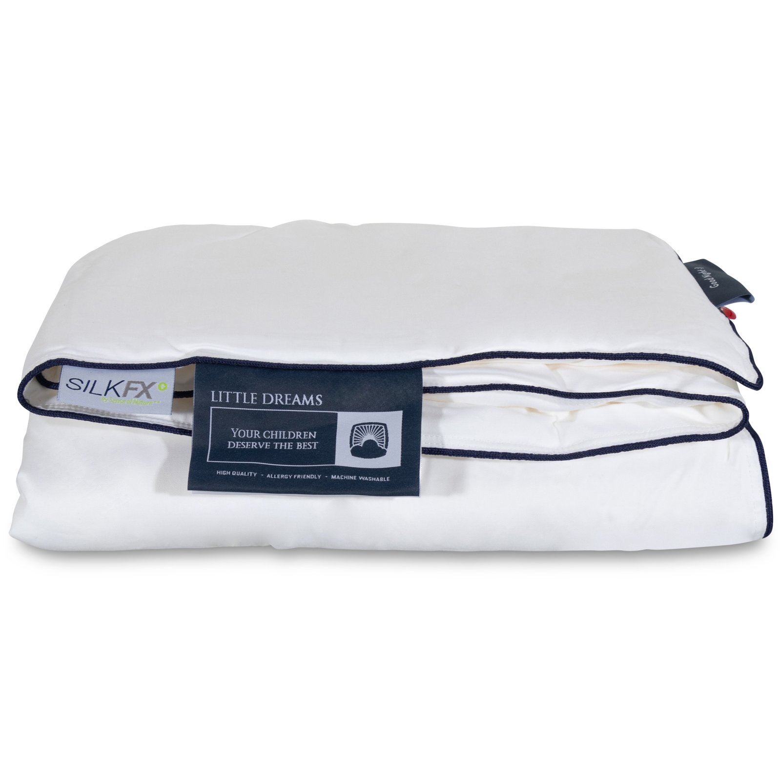 Silkestäcke för barn - medelvarmt helårstäcke - 115x130 cm - Nordic Comfort