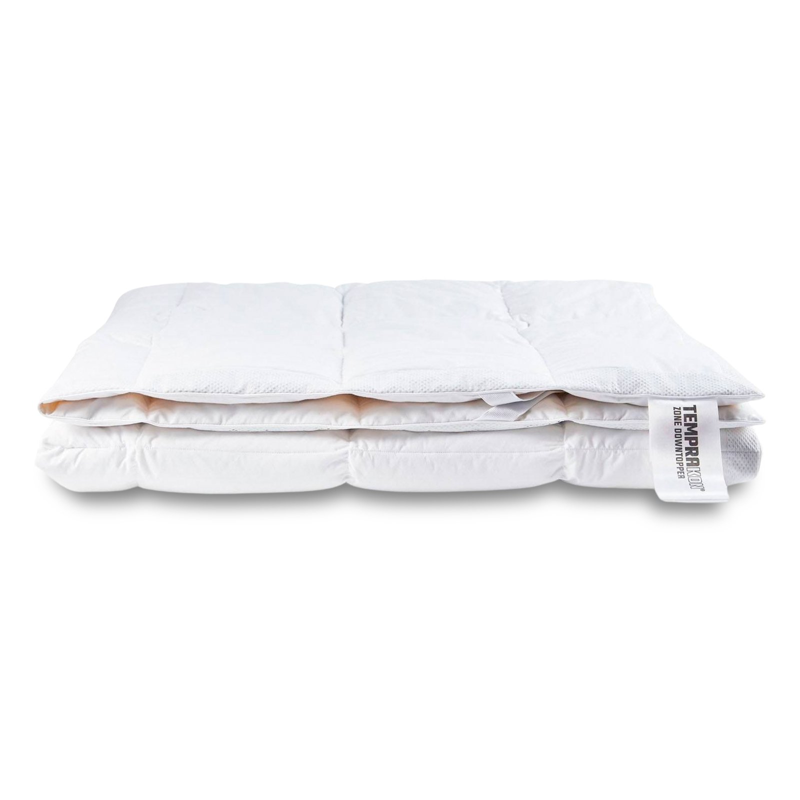 Temperaturreglerande U-Split madrasskydd - 180x200 cm - Downtopper Temprakon Fusion