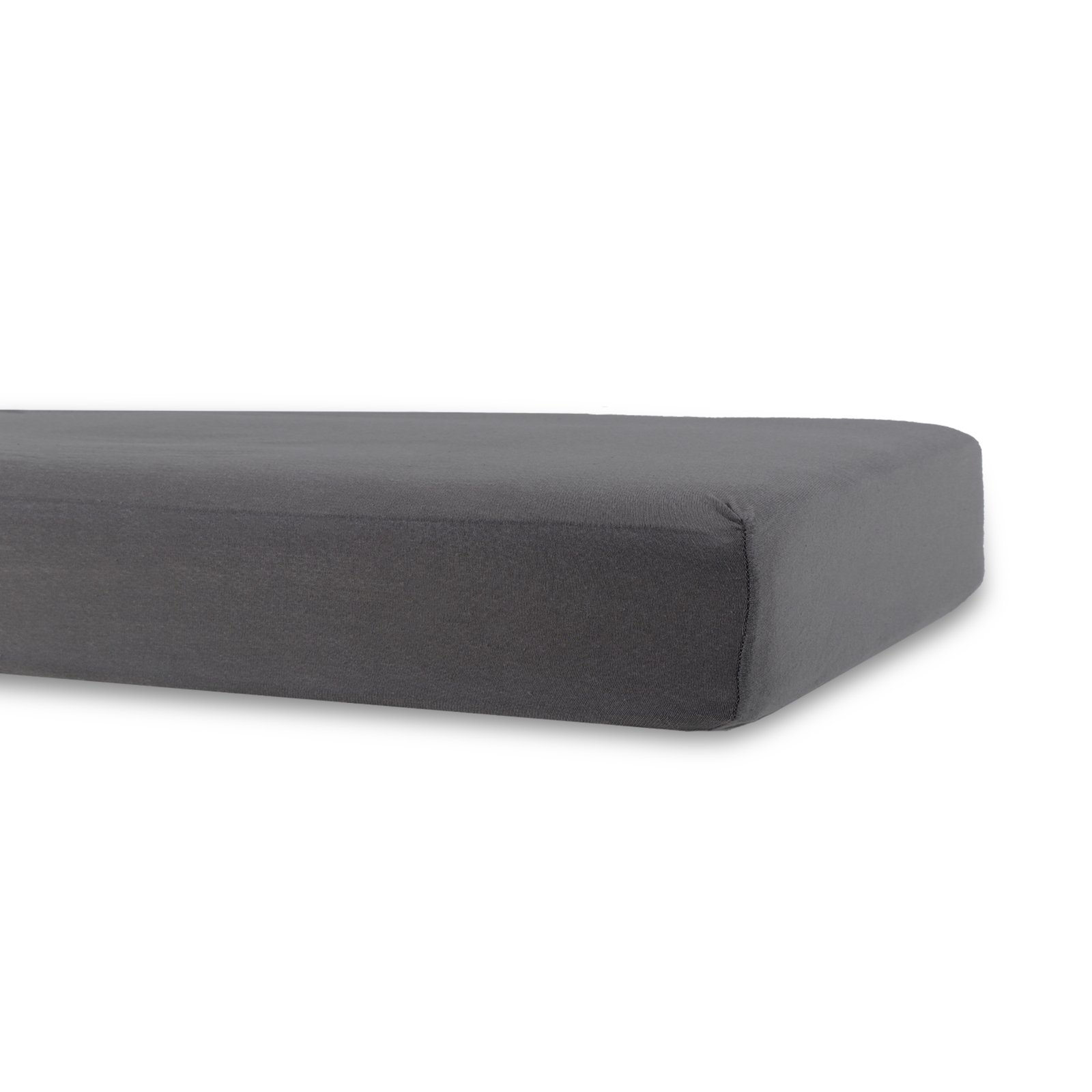 Lakan till barnvagn - 36x98 cm - Grått jerseylakan - IN Style - Formsydda lakan till barnvagnsmadrass
