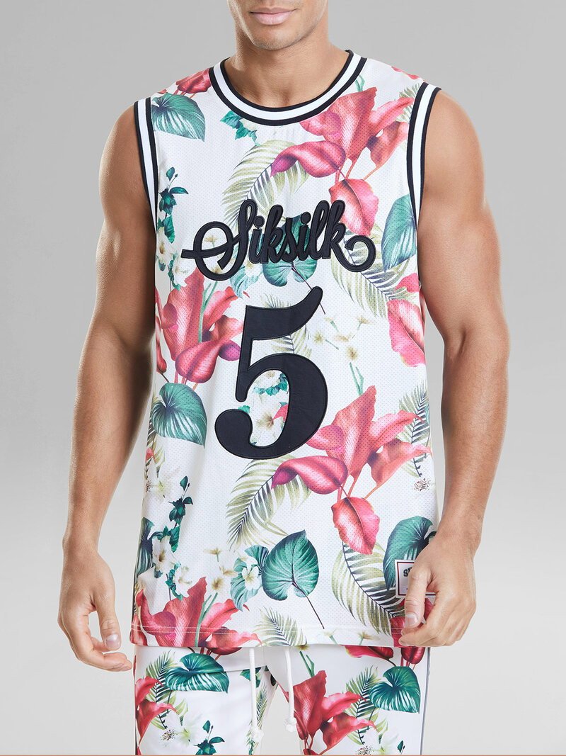 Retro Tropics Basketball Vest