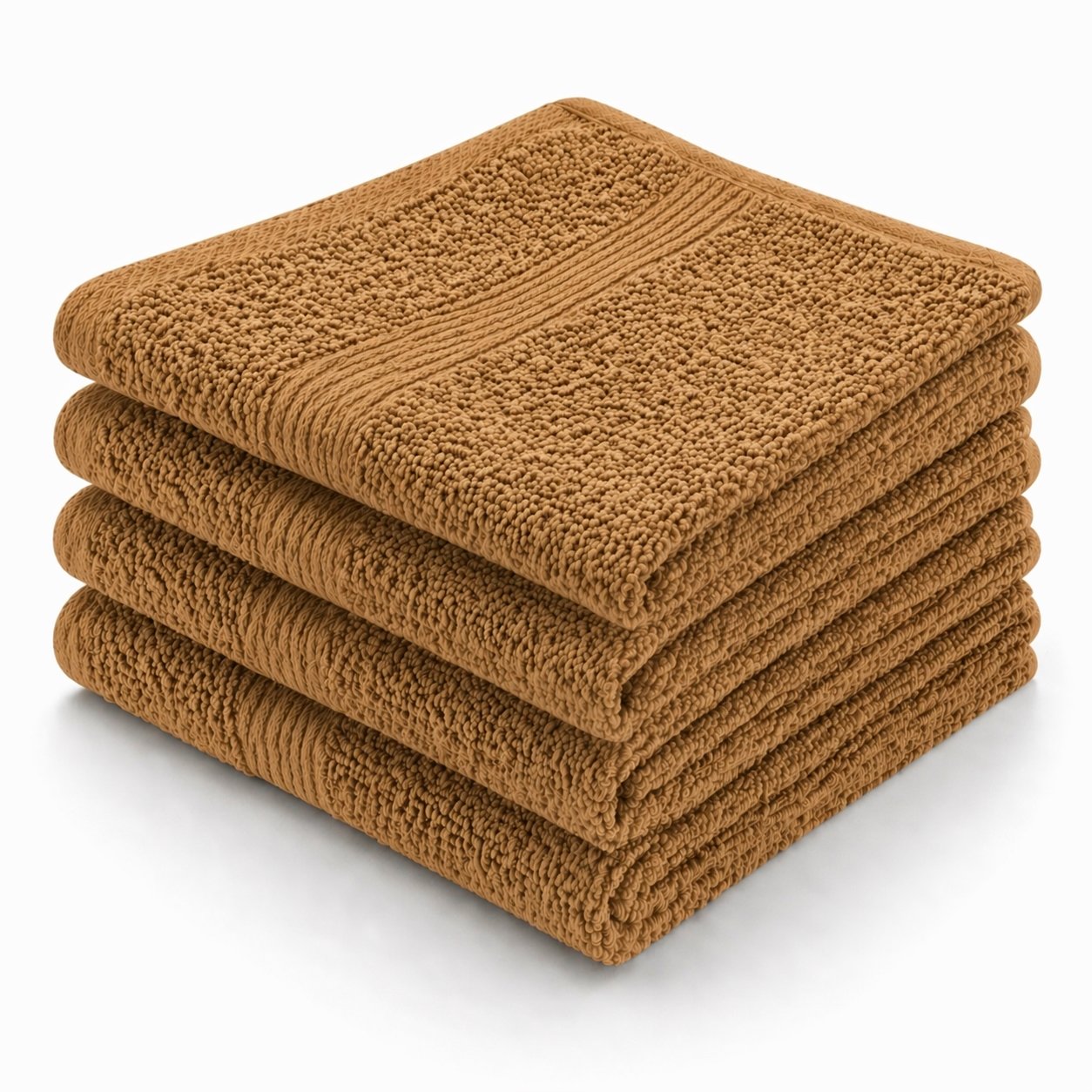 Bomullstvättlappar - 100% bomull - Tvättlappar 30x30 cm - 4-pack - Magnolia - Karry