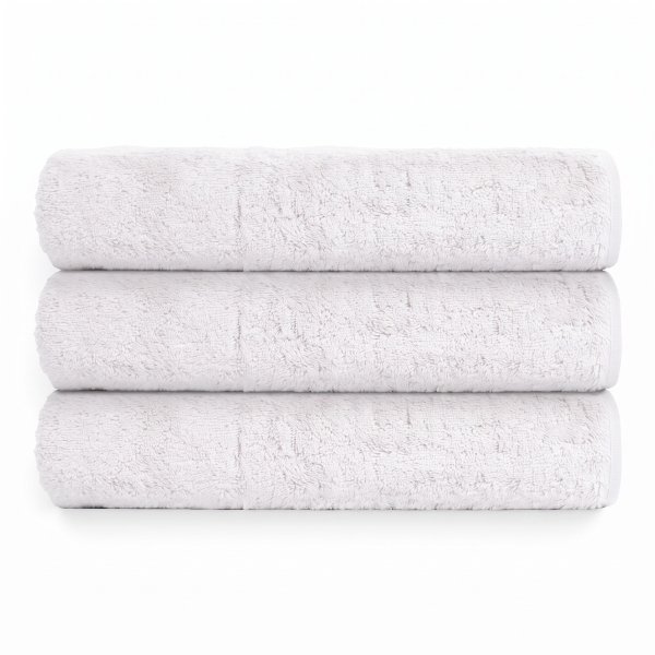 Egyptisk bomullshandduk - Egyptisk bomull/bomull - Badhandduk 70x140 cm - Vit