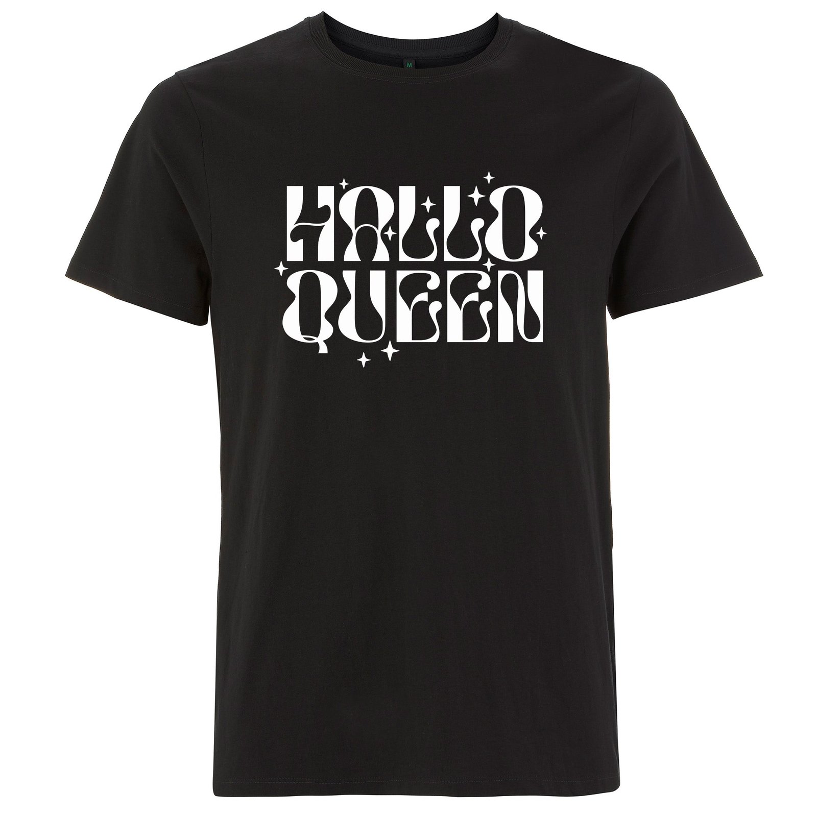 Hallo Queen Halloween T-shirt – Unisex t-shirt med attityd - Svart