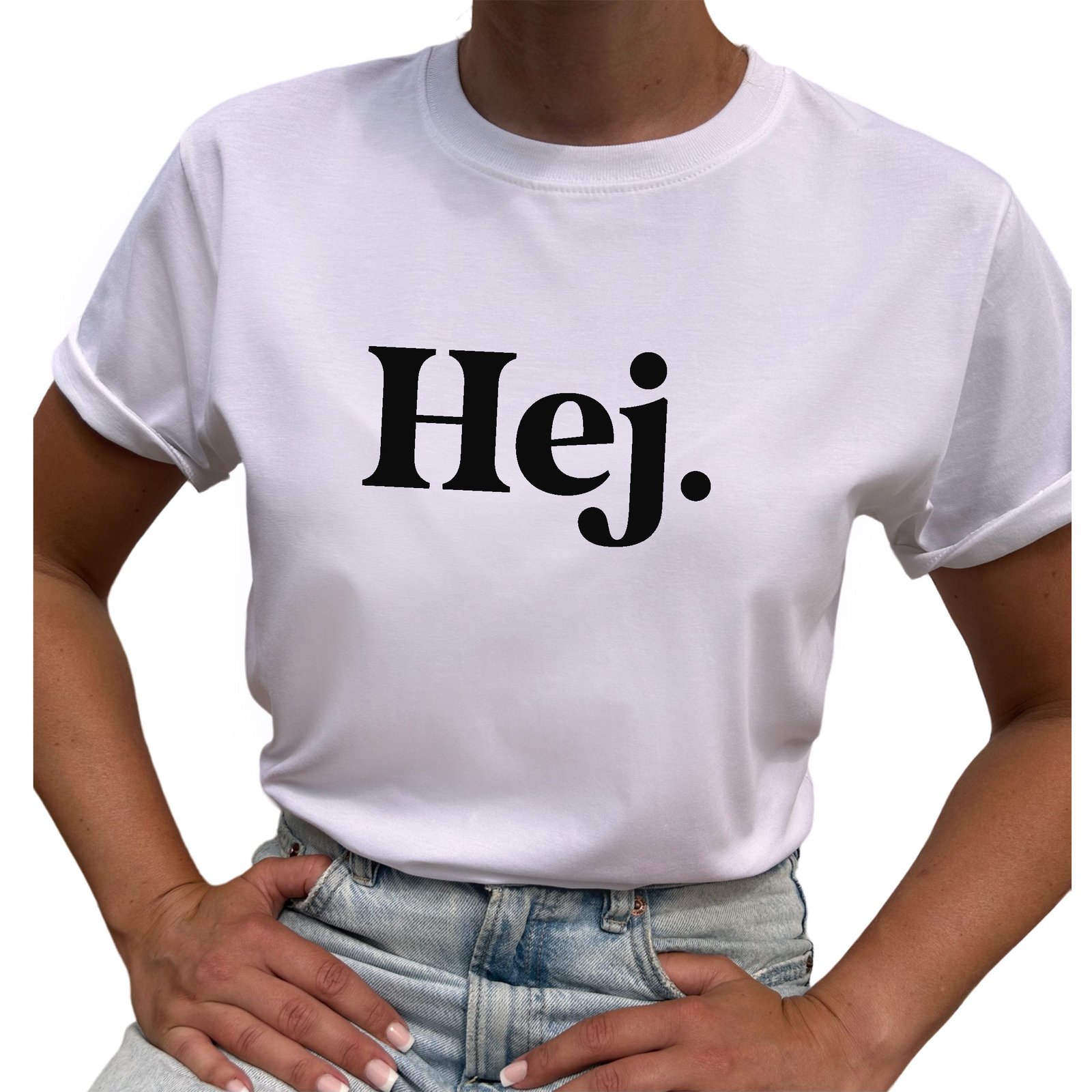 Hej T-shirt - Vit