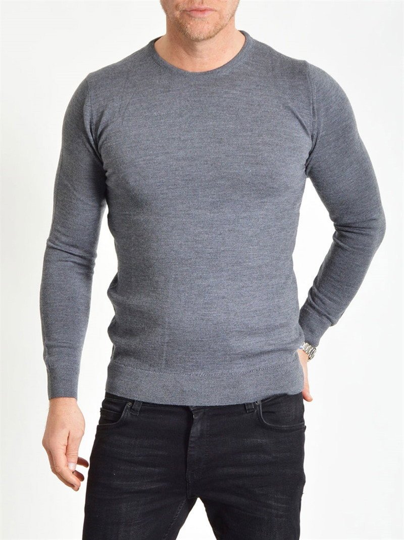 Johannes Merino Sweater Anthracite
