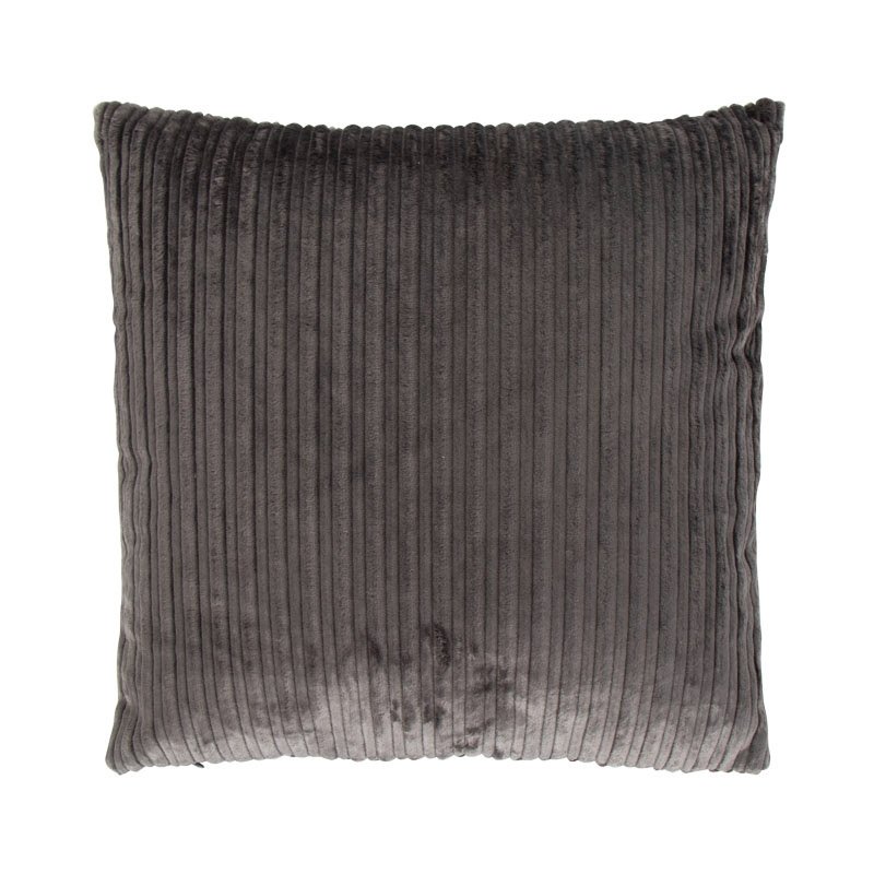 Prydnadskudde - 45x45 cm - petroleumfärgad - Soffkudde i sammetlook - Borg Living