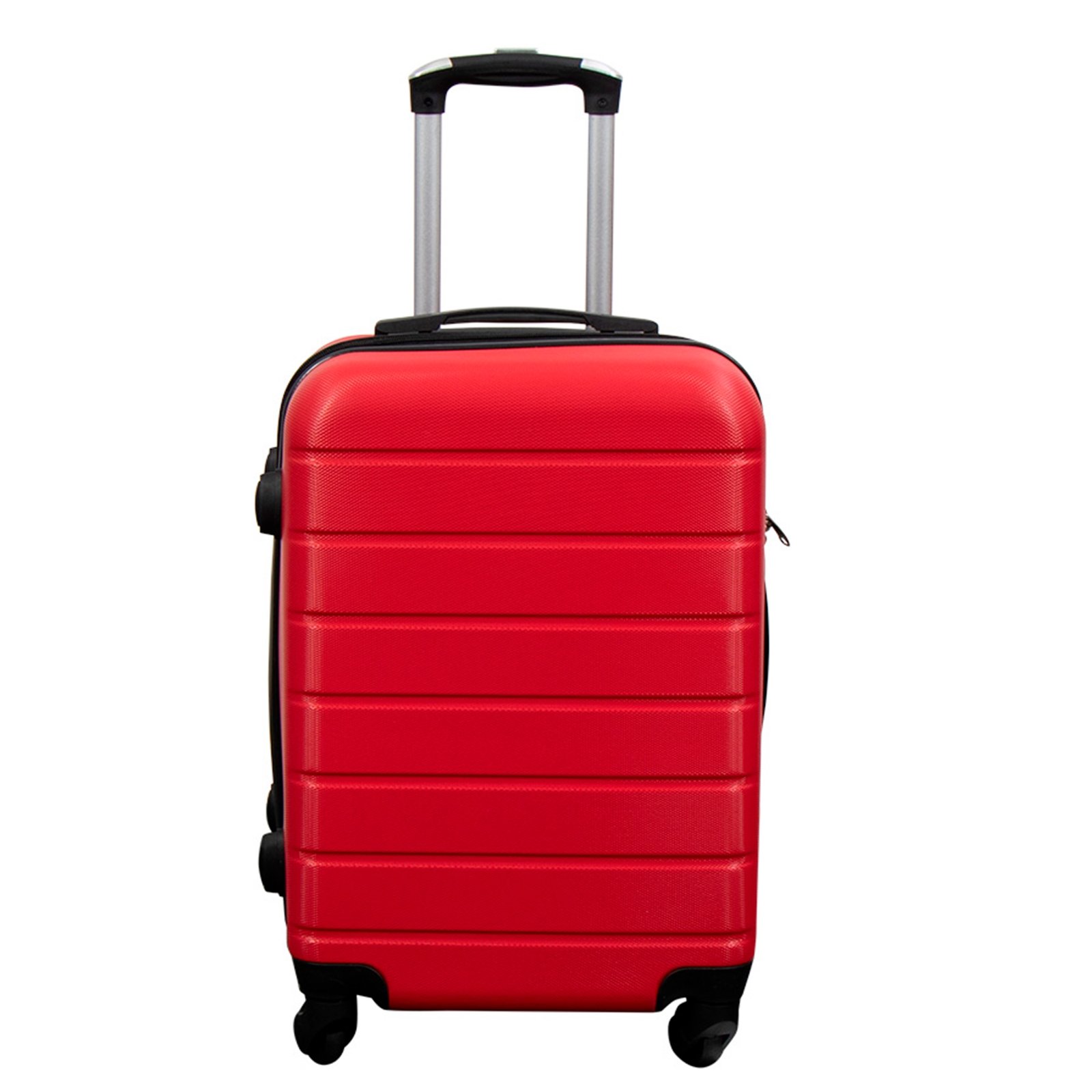 Kabinväska - Hardcase lättvikt resväska - Strl liten - Röd Stripe