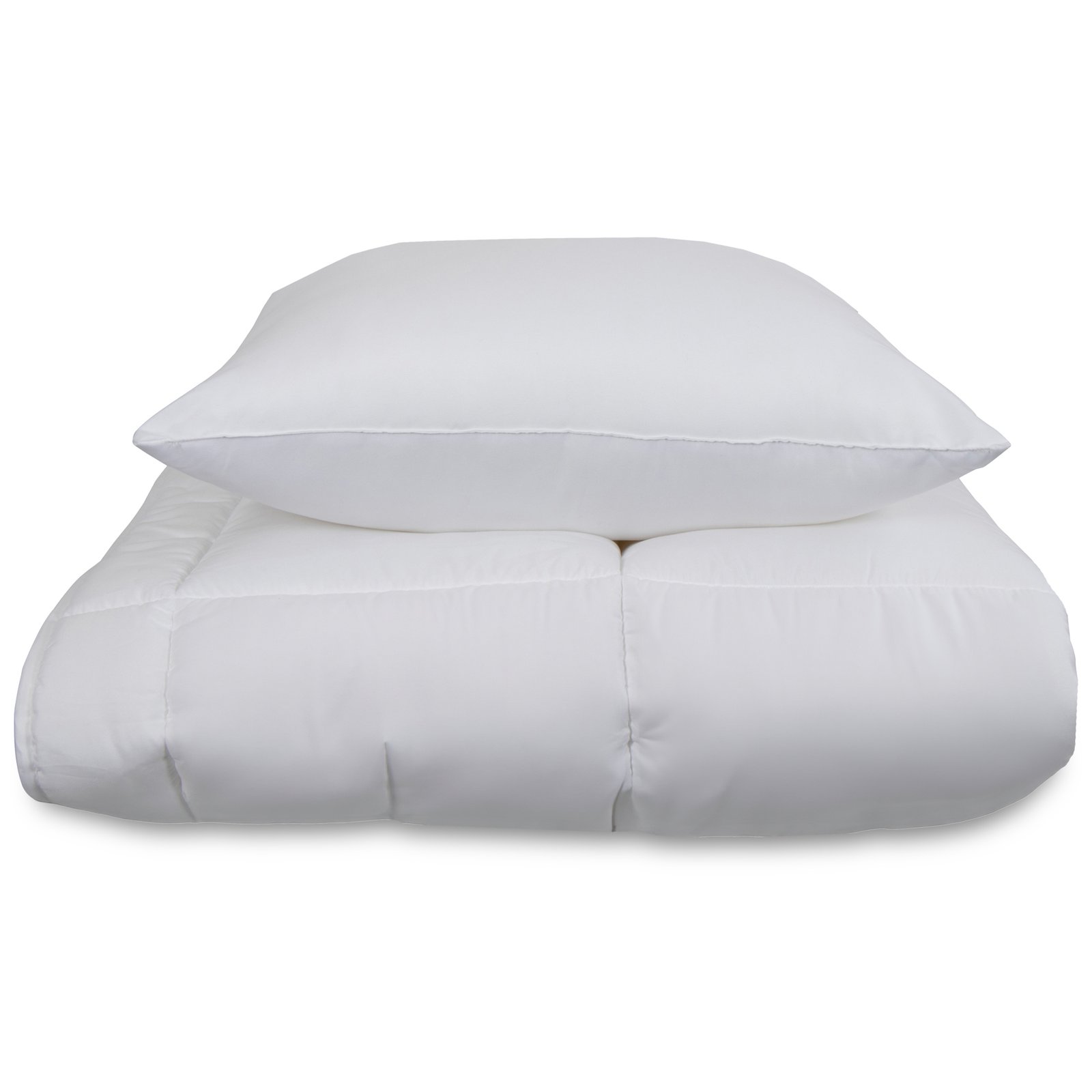 Täcke- och kuddeset - Helårstäcke + Huvudkudde 140x220 cm/60x63 cm - Zen Sleep fiberdyna och fiberkudde