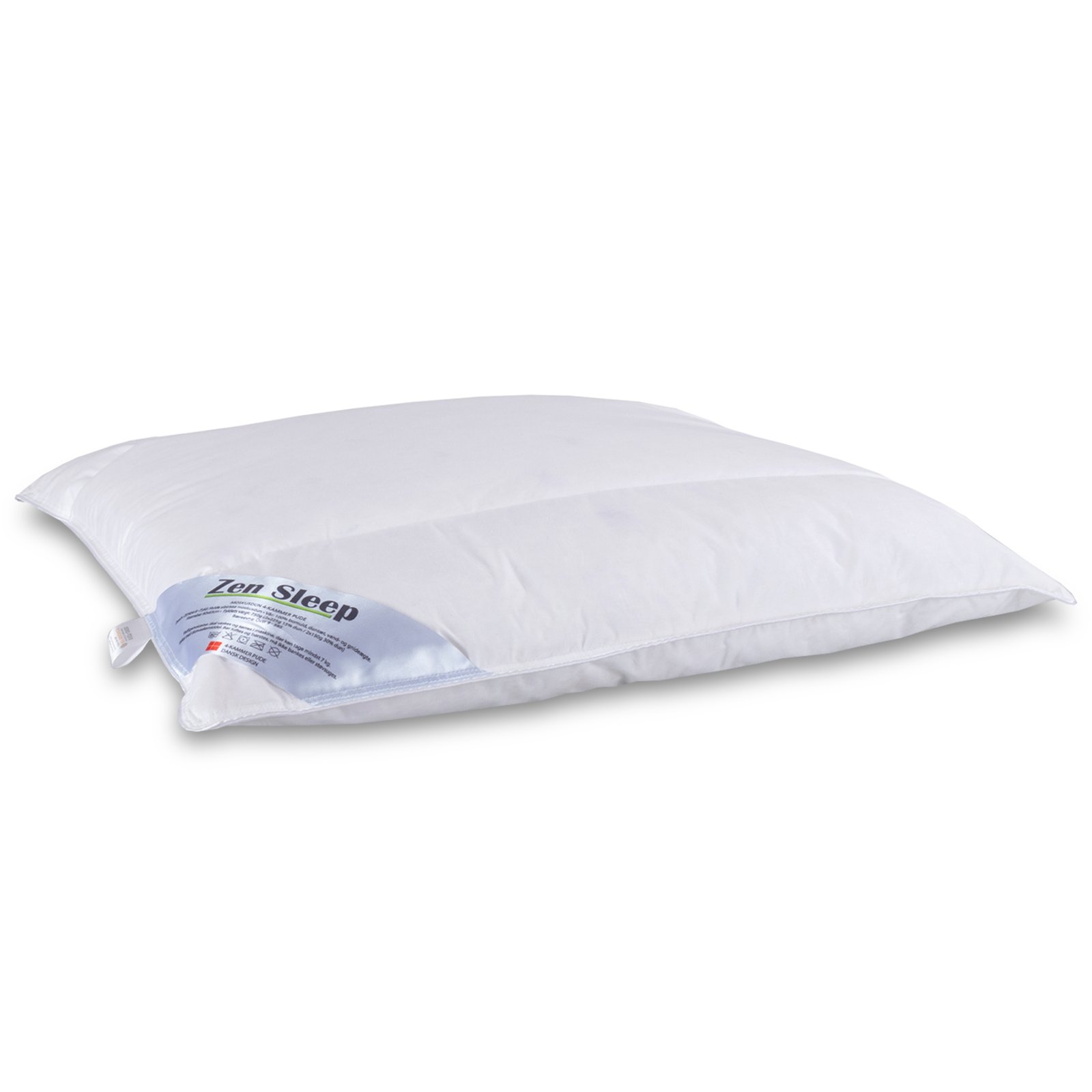 Huvudkudde - God stödjande kudde - Mellankudde - 4-kammarskudde - 60x63 cm - Zen Sleep