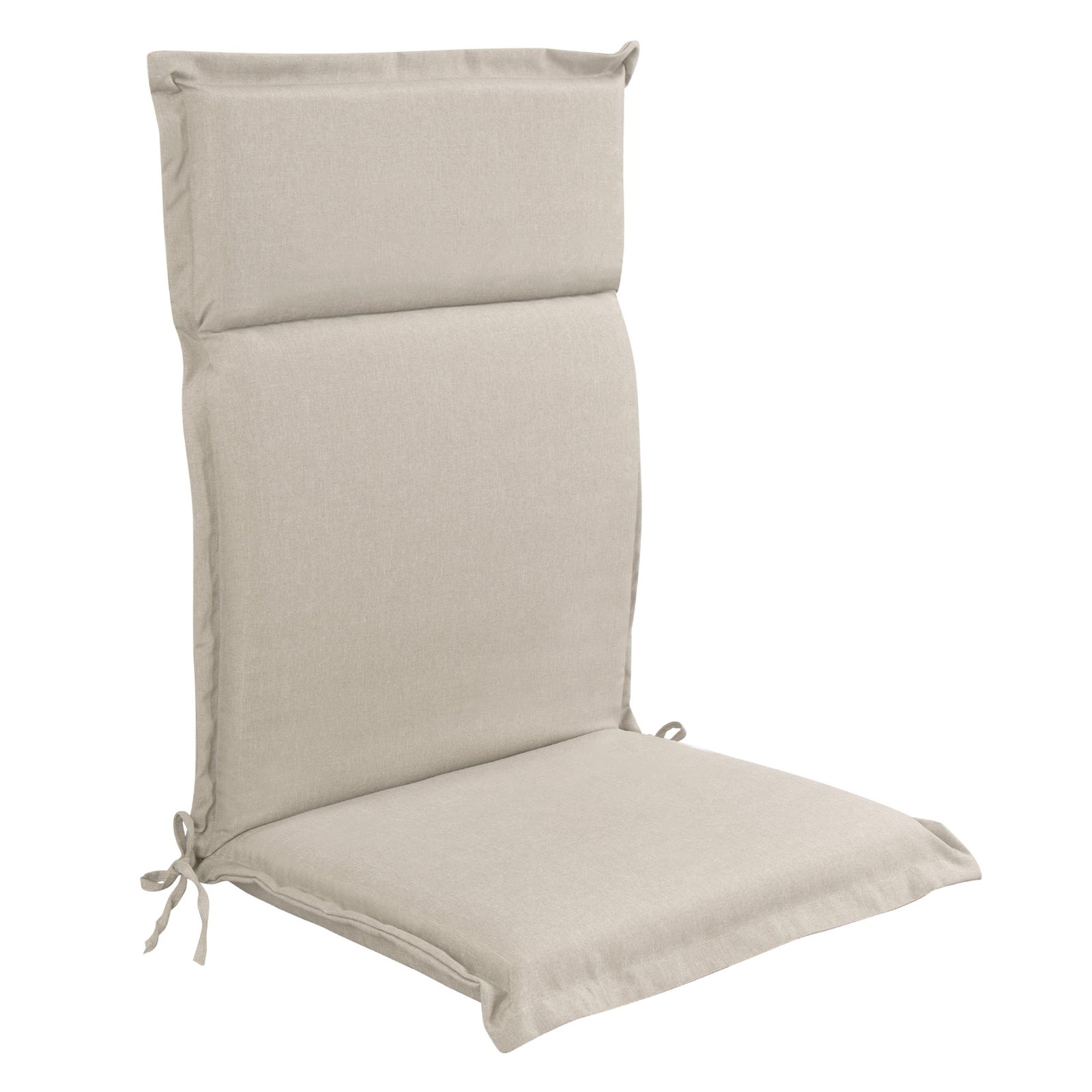 Lyxig trädgårdsdyna för positionsstol med hög rygg - Beige dyna med lyxig komfort - Nordstrand Home