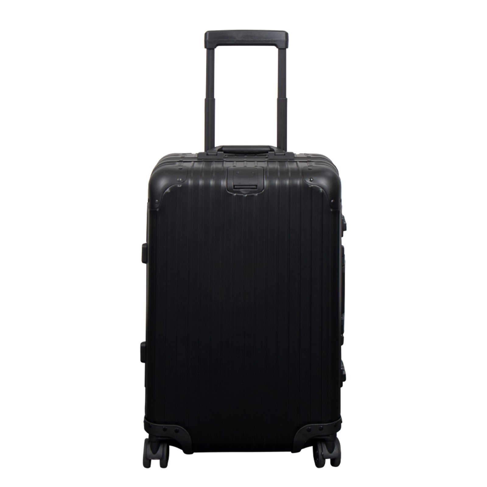 Resväska i handbagagestorlek - Aluminiumresväska - Svart - Lyxig vagn med TSA-lås - 36 liter