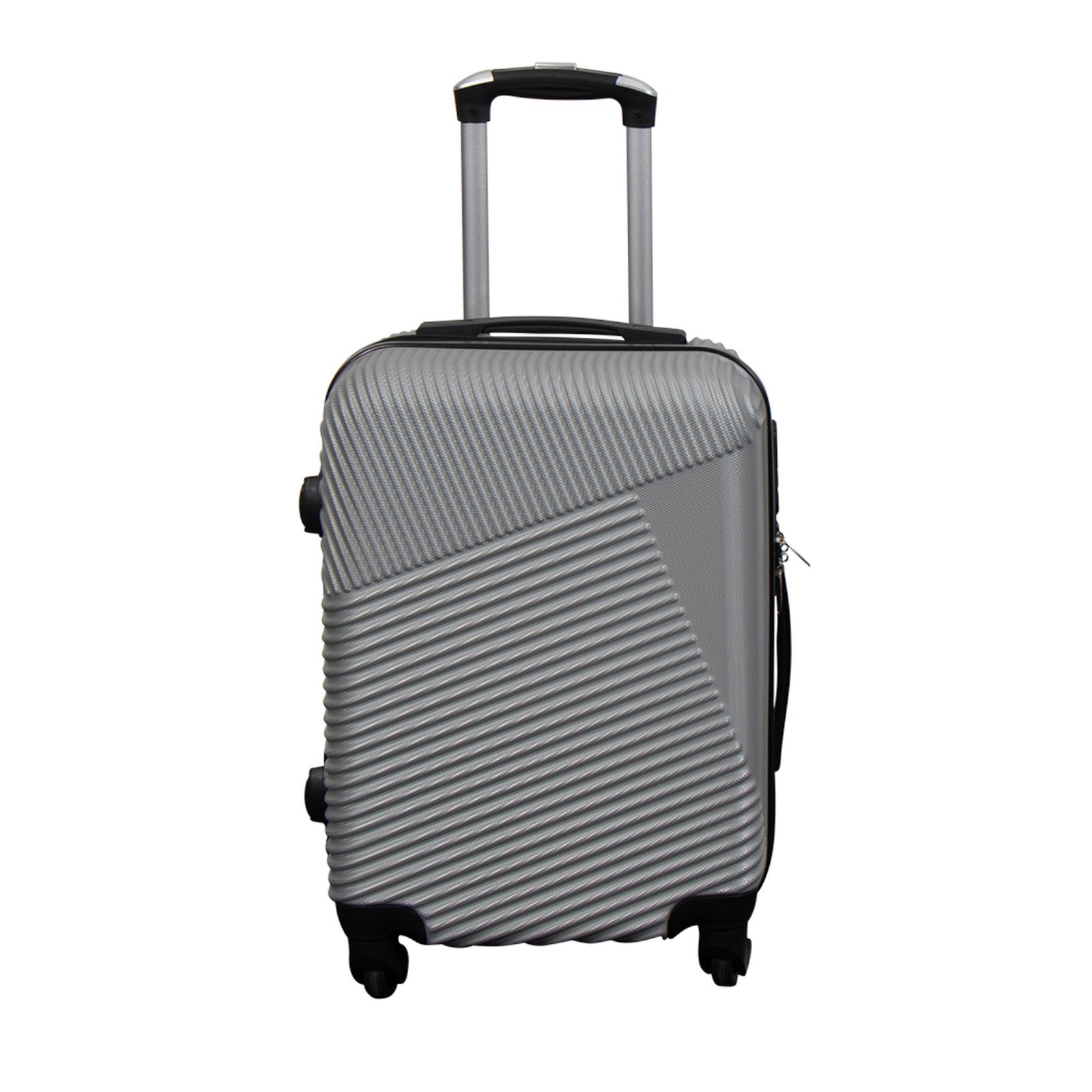 Kabinväska - Hardcase lättvikt resväska - Storlek liten - Silver lines