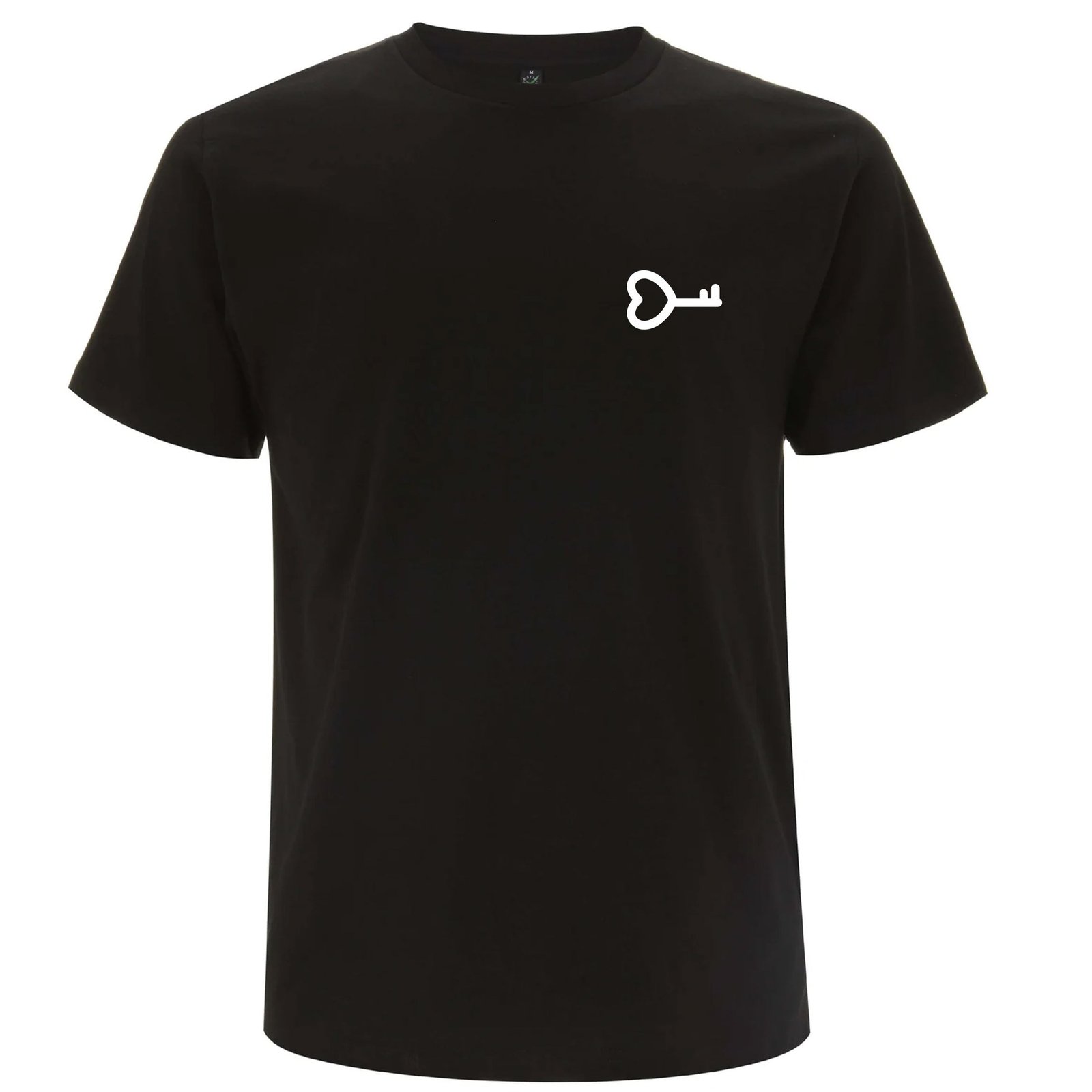 Key & Lock – Matchande T-shirts för Par - Nyckel vart